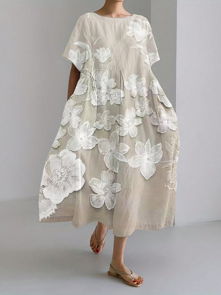 Aurora | Elegant Floral Print Dress