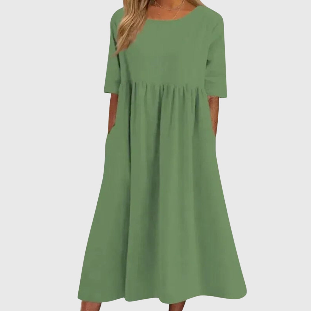 Haisley | Elegant Short-Sleeved Dress