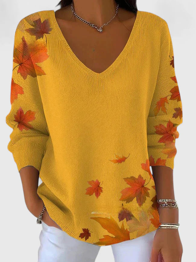 Sera | Elegant V-Neck Sweater