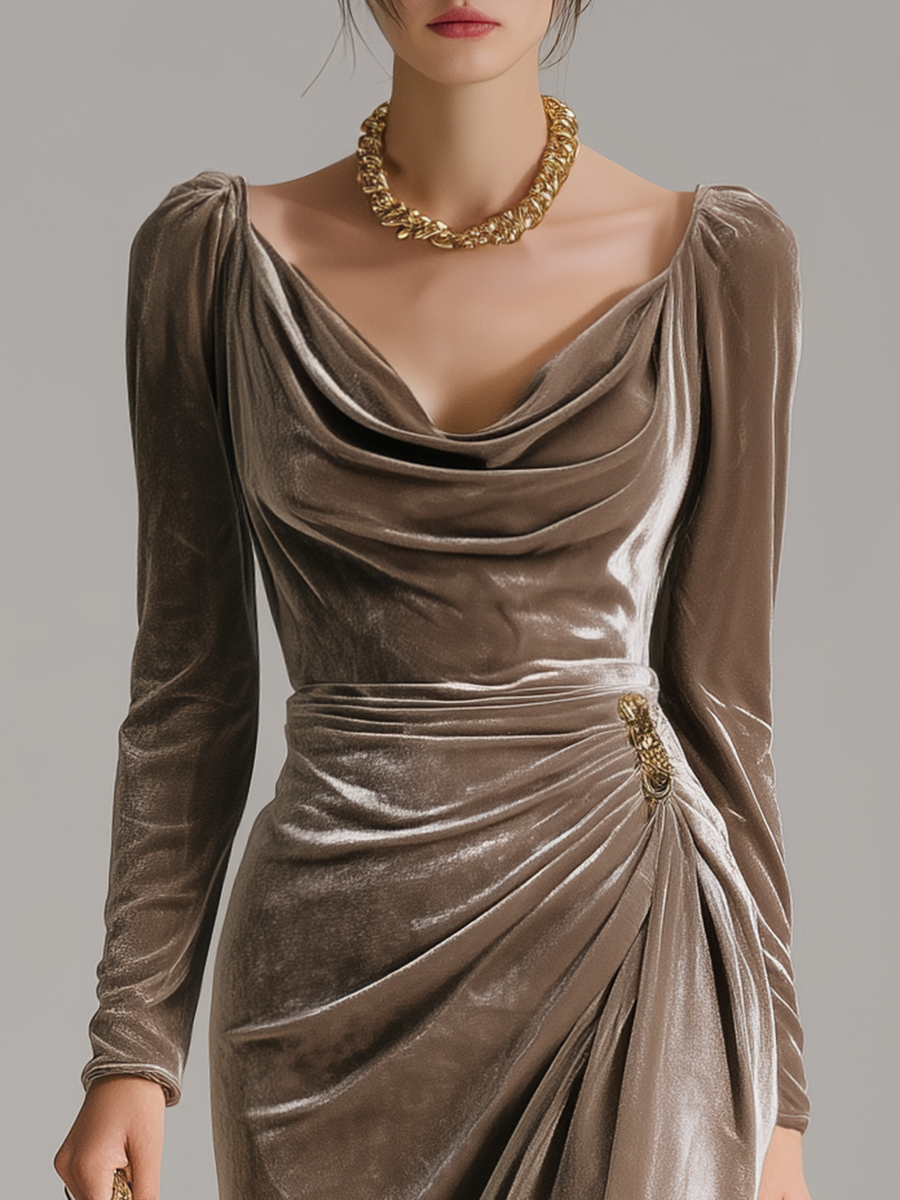 Mykah | Elegant Midi Dress