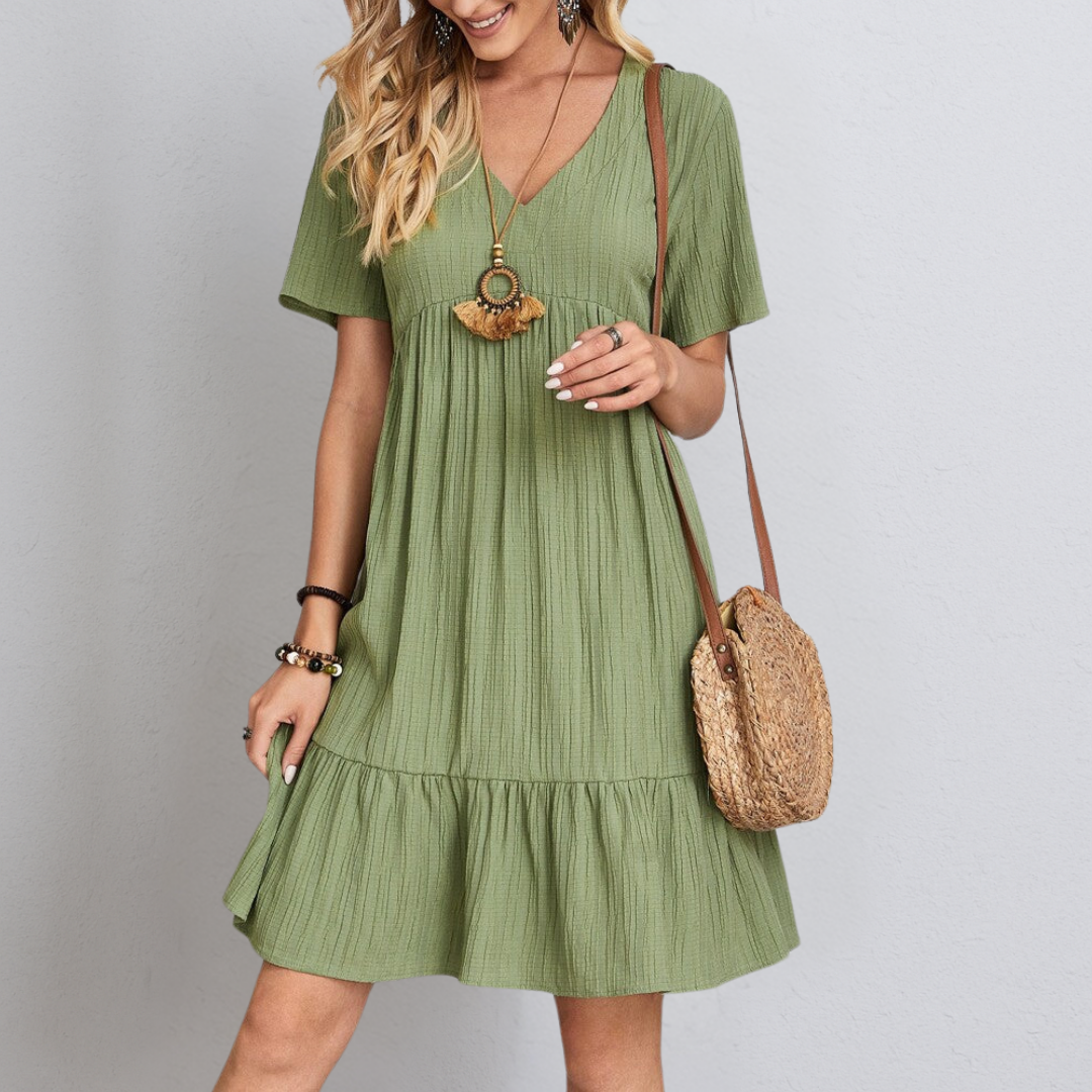 Annemarie | Elegant Dress with Belly Coverage