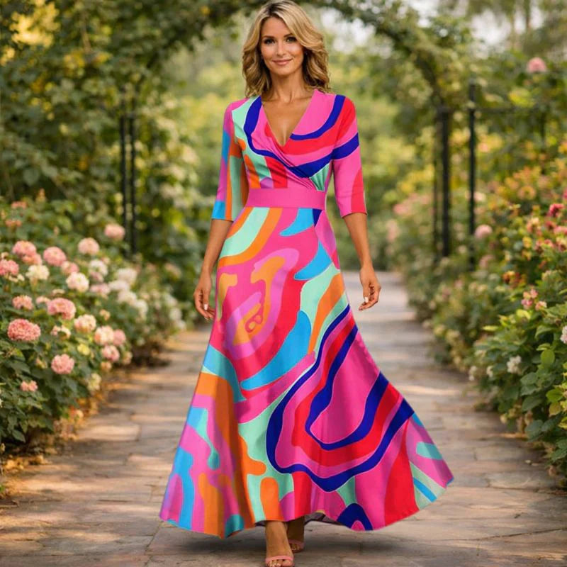 Emily | Elegant Flowing Maxi Dress