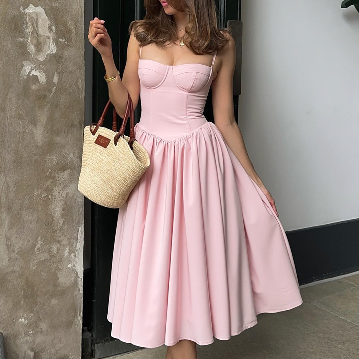 Ciara | Bustier Midi Dress