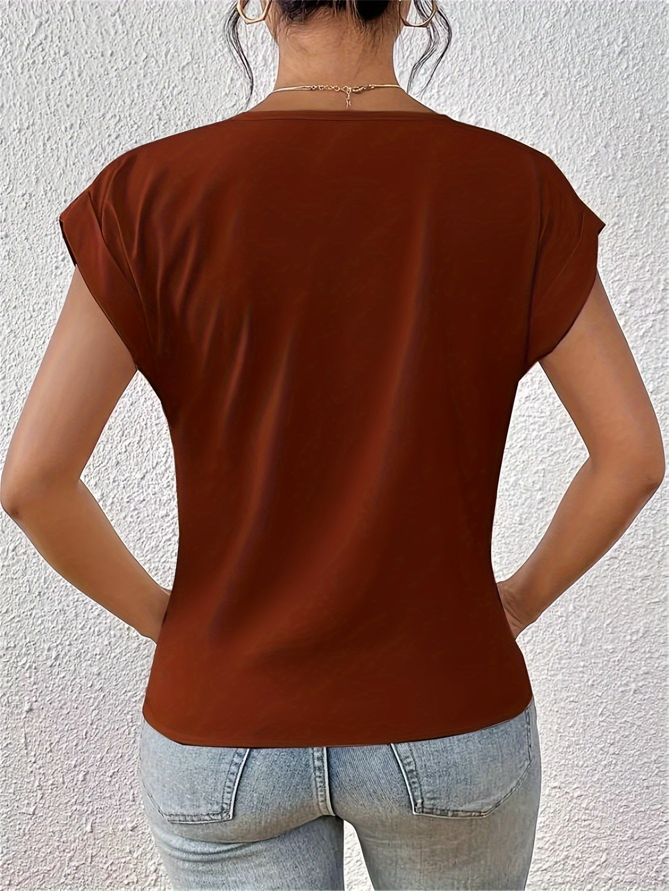 Sophia | Flowing V-Neck Blouse