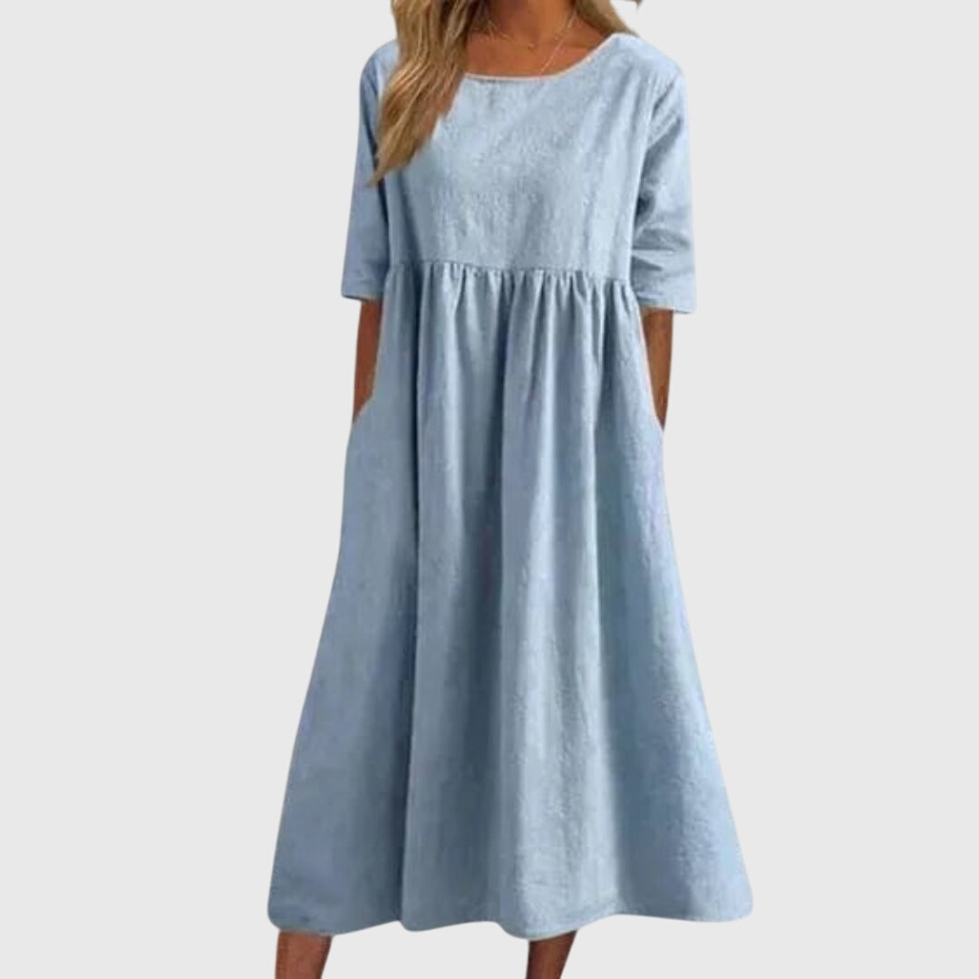 Haisley | Elegant Short-Sleeved Dress