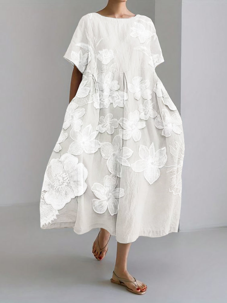 Aurora | Elegant Floral Print Dress