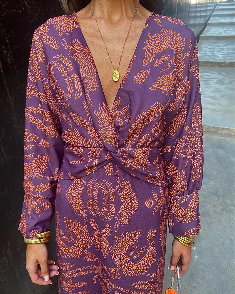 Olivia | Chic Satin Knot Dress