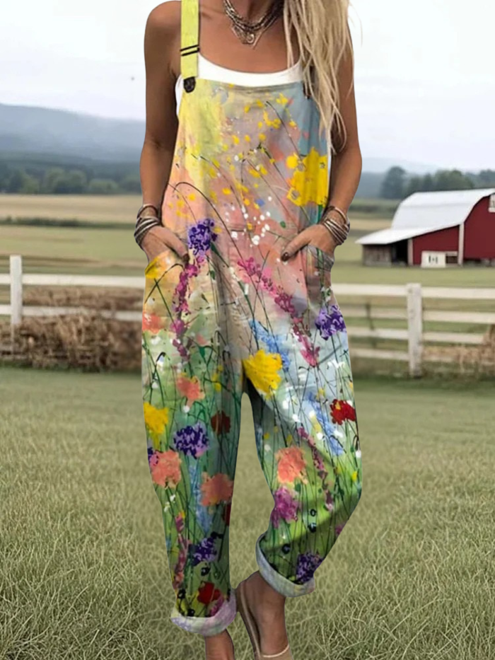 Paisley | Casual Vintage Jumpsuit