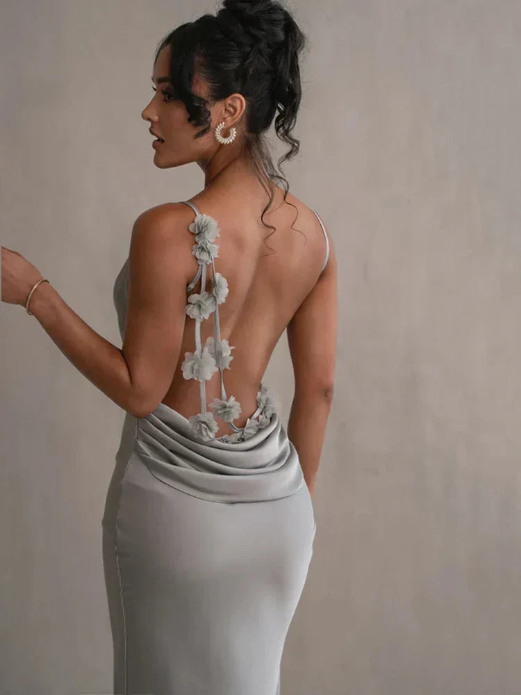 Azalea | Sleeveless Backless Maxi Dress