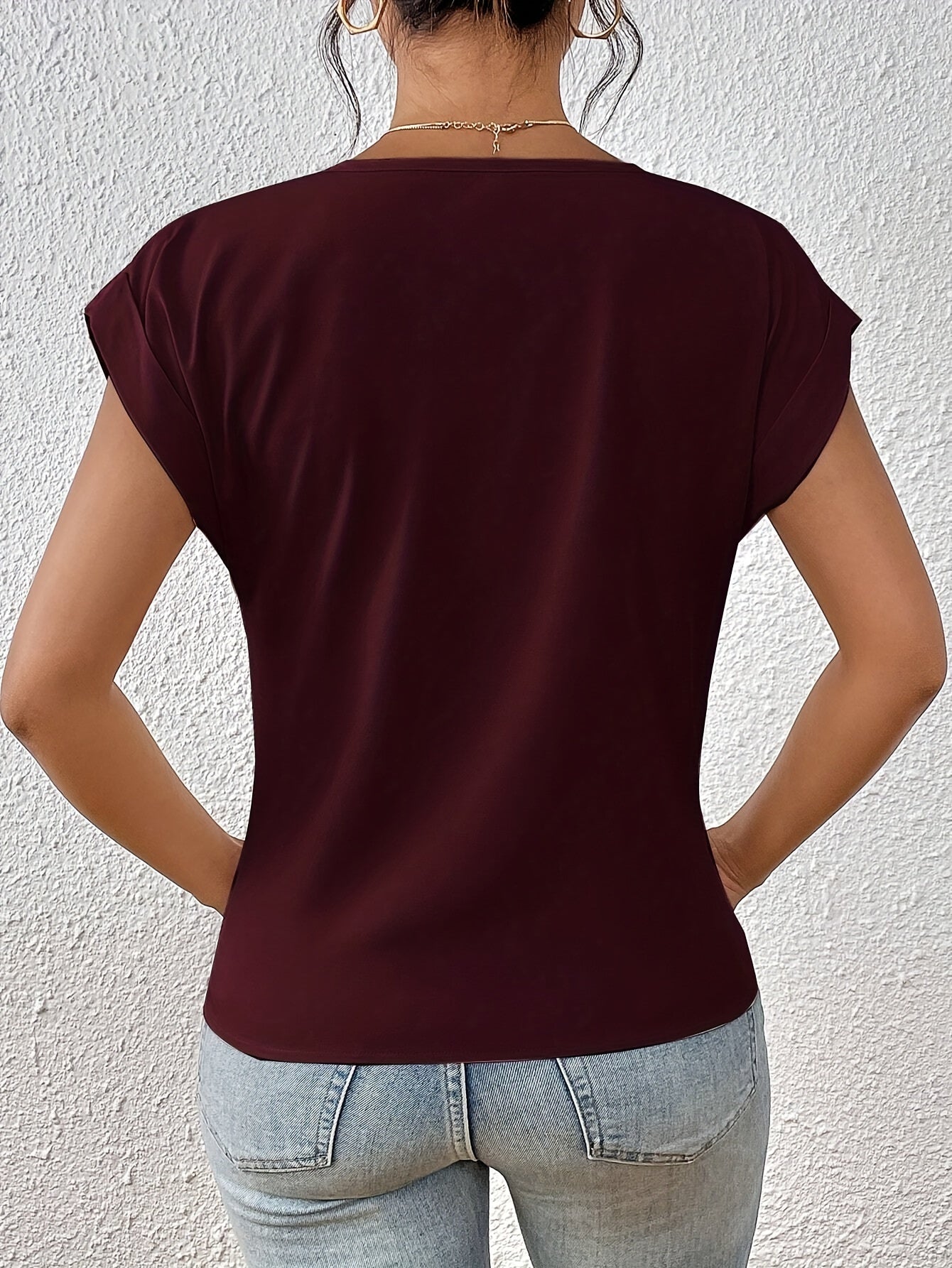 Sophia | Flowing V-Neck Blouse