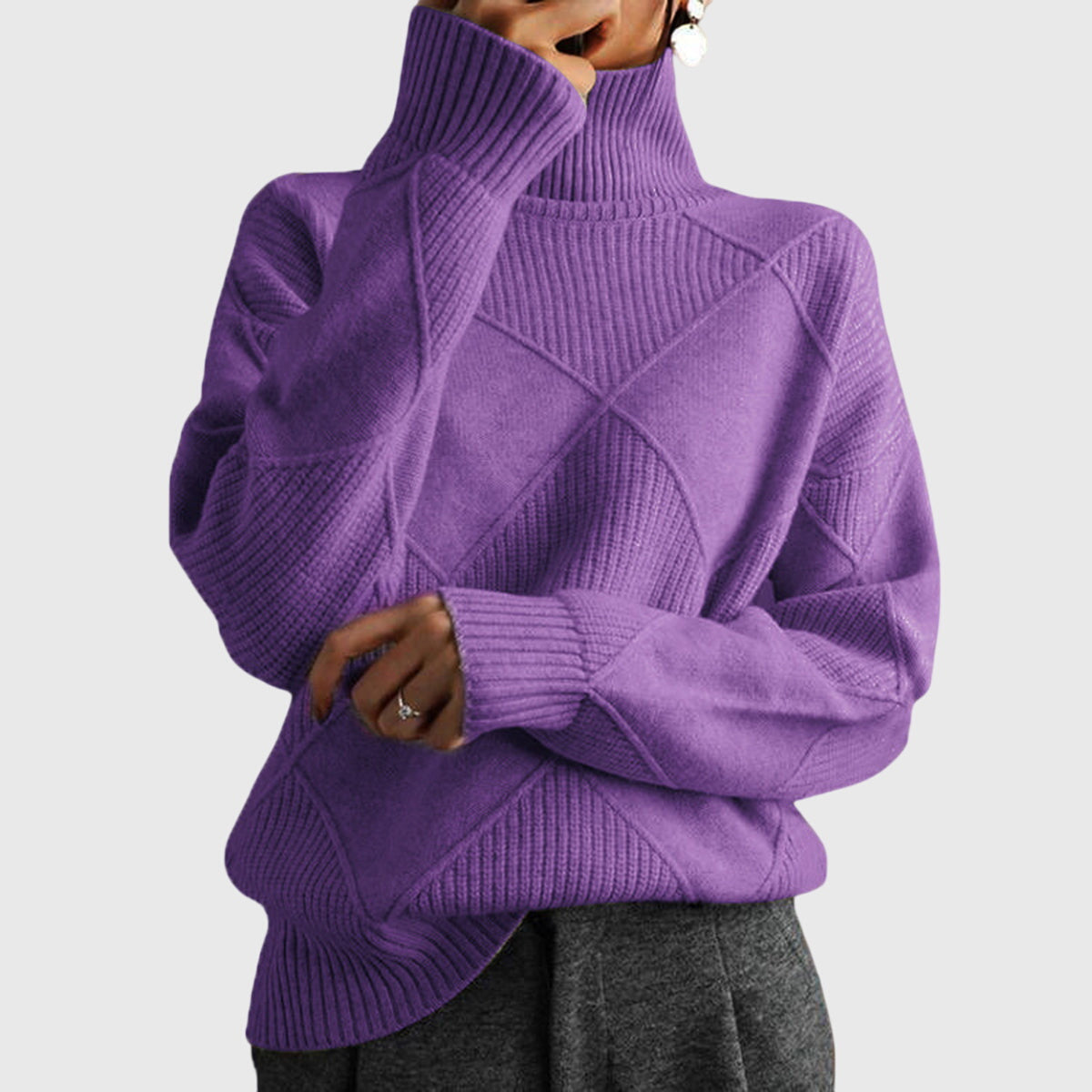 Angela | Turtleneck Sweater